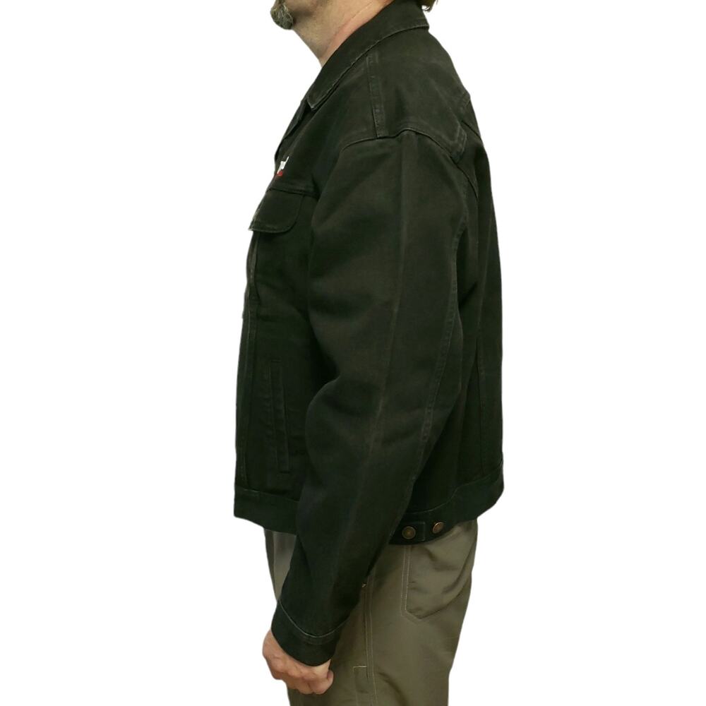 THE HAUNTED Tour 2004 black denim jeans jacket heavy thrash death metal band XL - Picture 2 of 8